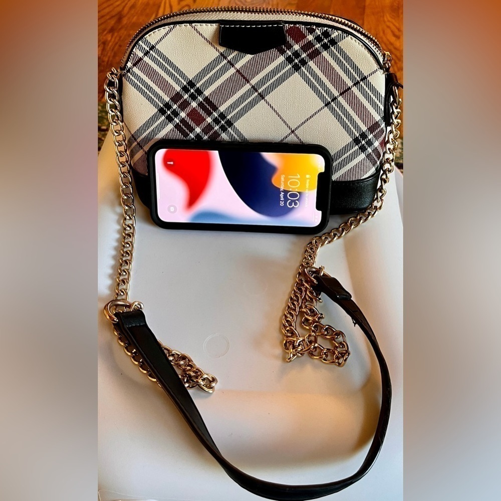 Preppy Plaid Purse & Safe Keeper Wallet Set of 2 Teen Tween Academia Y2K Money